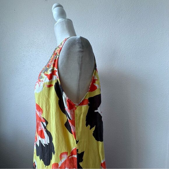 Uncle Frank Vibrant Bold Floral Sleeveless Shift Dress SZ S - Picture 7 of 12